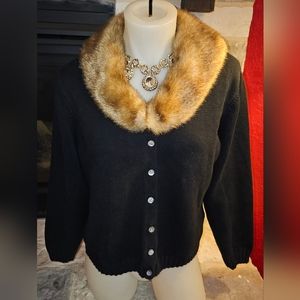 MARISA CHRISTINA VINTAGE CARDIGAN SIZE LARGE